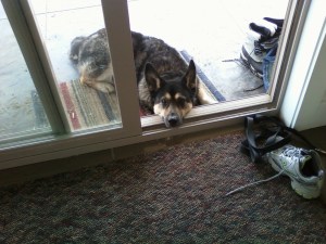 taylor in the doorway